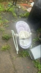 baby bouncer Used baby bouncer chair. Lightweight, portable, and in fair condition. No major damage. Ready for collection from front of property. HA3 - removed for £13