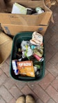 cardboard, rug and hh waste one ikea rug
cardboard boxes
cardboard box full of paper packing
mixed recycling
one box of hh waste SW19 - removed for £117