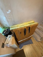 double mattress and bed base collected by Clear and Away
