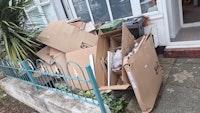 cardboard, wooden offcuts collected by TSS Waste