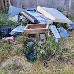 Household and garden waste Household and garden rubbish including mattress and outdoor seating set UB7 - removed for £214
