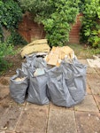 timbers tiles plasterboard ins wood timbers plasterboard tiles insulation NW9 - removed for £156
