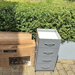 dismantled desk & 2x small tvs 1x dismantled desk & 2x small tvs N11 - removed for £99