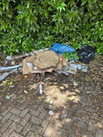 3 bags, card, general waste collected by Proper Waste LTD