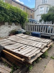 5 garden fences 180cmx180cm 4 full wooden garden fences 180cmx180cm and 1 cut in two TW1 - removed for £130