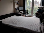 IKEA 3 seater sofa bed Minor fade on 1 arm otherwise clean and in good working condition. Cushions still firm and bed folds out as expected. 140cm bed size N1 - removed for £91