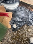 bathroom stuff tiles toilet this is the rubbish from a bathroom refit so a toilet, some pipes, wooden floorboards and bits of wood from the bath frame, a lot of wall tiles all in bags SE12 - removed for £130