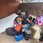 1 mattress, diy rubbish, toys 1 mattress, diy rubbish, old bedroom furniture, old kids toys ME1 - removed for £214