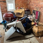 Cleaning out garage Old BBQ, broken garden stuff, boxes, 2 chairs etc BN3 - removed for £174