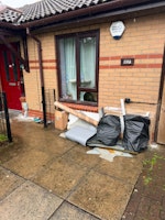 2 bags, tube, packaging, vinyl collected by Hullk Removals