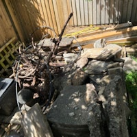 Rubble and Slabs collected by Long Gone Waste Diposal