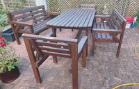 Garden table & chairs collected by Perkins&Sons clearance &removals