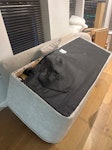 Corner sofa split into two Large corner sofa split into two sections. SW12 - removed for £99