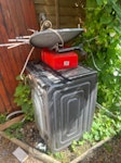 Washing Machine etc Washing machine is the main item but also old detached gate, old postbox, non-working pressure washer and satellite dish. GU1 - removed for £143