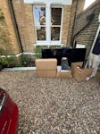 Pallet rails and cardboard etc all as per photo TW9 - removed for £111
