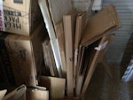 A large quantity of cardboard Large number of cardboard moving boxes for recycling. Includes some brown and white wrapping paper, also eco friendly AL2 - removed for £88