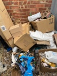card board old plates garden cardboard old plates garden waste small garden chair. TN12 - removed for £91