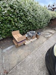 Solar install rubbish Small wooden pallet, boxes and other solar install waste TW12 - removed for £70