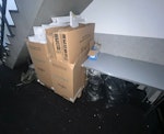 Large Boxes Styrofoam bin bags Large boxes filled with styrofoam, bin bags full of rubbish, wood pallettes too E1 - removed for £169