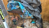 bbq, swing, plastic covers collected by Bincredible Waste Solutions