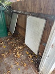 Remove white board and shelf One shelf and one whiteboard as pictured NW2 - removed for £29