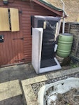 old furniture clothes shed to be cleared old sofa mattress easy access TW13 - removed for £195