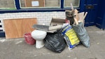 some rubble £50 budget anytime
easy parking loading, even after 7pm or later N1 - removed for £57