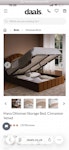 Double ottoman bedframe metal Similar to the photo but oak style boards and faux leather headboard. Will update with actual photo asap. Metal frame with slats still assembled. Also have an old metal coat rack frame to go.
Still in working order when reassembled, just no longer needed so suitable either for a new home or for junk.
I am available for collection Saturday daytime and Sunday afternoon and weekday evenings after 5pm. Items are currently in a storage locker. SL1 - removed for £78