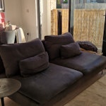 IKEA 3-seater sofa IKEA SÖDERHAMN 3-seater sofa in dark grey.
Dimensions: • Width: 186cm • Depth: 99cm • Height: 83cm SM6 - removed for £94