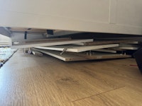 disassembled flatpack wardrobe collected by SS cleaning and clearance ltd