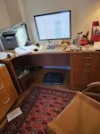 7oak pieces office furniture Need removal end of June, heavy custom made office furniture, 3 bookcases (ikea billy), 3 low drawer units and one curved large desk.THIS IS A 2 PERSON JOB, 
NO ONE AVAILABLE TO LIFT OR MOVE THE ITEM AT THE REDIDENCE. PLEASE CONFIRM YOU ARE 
COMING WITH 2 PEOPLE . MOVE DATE is BEST  week beginning 29th of June SN8 - removed for £314
