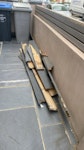 Decking boards Decking boards
Stained on one side
Previously used
Can be partially re used
Pick up any time from front garden NW2 - removed for £39
