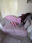 2 large sofas (1 is sofabed) 2 large, heavy sofas. one is a sofabed & the other is a 4 seater. they're 20yrs old and pretty damaged. desperately need gone ASAP TW14 - removed for £156