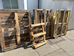 4 x wooden pallets 3 x large wooden pallets 1 x small wooden pallet NW5 - removed for £65