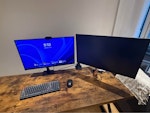 Desk, airfryer, toaster, light Desk, airfryer, toaster, lights W6 - removed for £88
