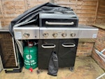 bbq, wine fridge, wood pallet bbq (fairly large), small wine fridge, wooden pallet WD6 - removed for £104