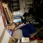 Waste removal Betfred shop 645 - 7-8 old stools, 2 hovers, approx 10 boxes of waste paper BD1 - removed for £253