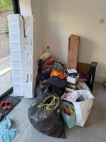 Household waste and clothes collected by Riff Raff Rubbish