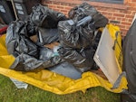 Garden room build rubbish A hippobag of builders waste from a garden room build project. timber, cans, plasterboard and other rubbish. No rubble or soil. RH8 - removed for £165