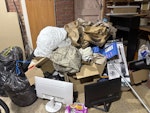 Non Recyc Rubbish and a sofa We are moving house so have a collection of unwanted items, non recyclable rubbish, boxes of old stuff no longer wanted. We also have a sofa we need to get rid of. It’s in two parts as per the photos (excuse the makeshift cat bed on the last photo!) HP22 - removed for £357