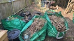 Garden Waste 5 500L and 3 large rubbish bags of garden waste SW13 - removed for £214