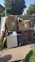 cardboard wood collected by Advance Waste