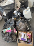 Rubbish, broken equipment The address is correct, the new business name is art-K Winchester (not Hobbs IT). 1 bag of broken styrofoam, 5 bags of rubbish, towel dispenser, flag and base, broken hoover SO23 - removed for £117