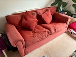 3 seater sofa Sofa available for collection. It is good enough to be reused but it can also be collected for disposal if there isn't any interest. BN41 - removed for £84