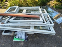 Garden waste plus upvc windows collected by Welcroft Lee Logistics LTD