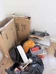 misc. rubbish misc. moving stuff - cardboard, 4 bags, small bits, couple small boxes TW11 - removed for £94