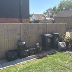 2 household, 3 recycling EN7 - removed for £130
