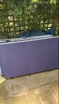 folding outdoor table tennis Outdoor/indoor foldable full size table tennis table. one handle needs to be screwed in again only getting rid of it because we don’t use it much anymore PR2 - removed for £84