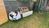 5 radiators, cupboard, waste collected by On The Job Waste Management