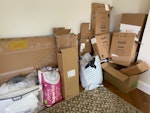 Empty cardboard boxes and wrap TW10 - removed for £64